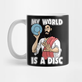 Jesus Christ Disc Golf My World Is A Disc Mug